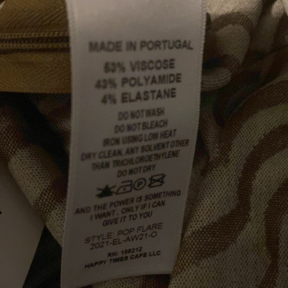 Eckhaus Latta bootcut pants; Large; Flare; patterned; Bohemian - Picture 4 of 4